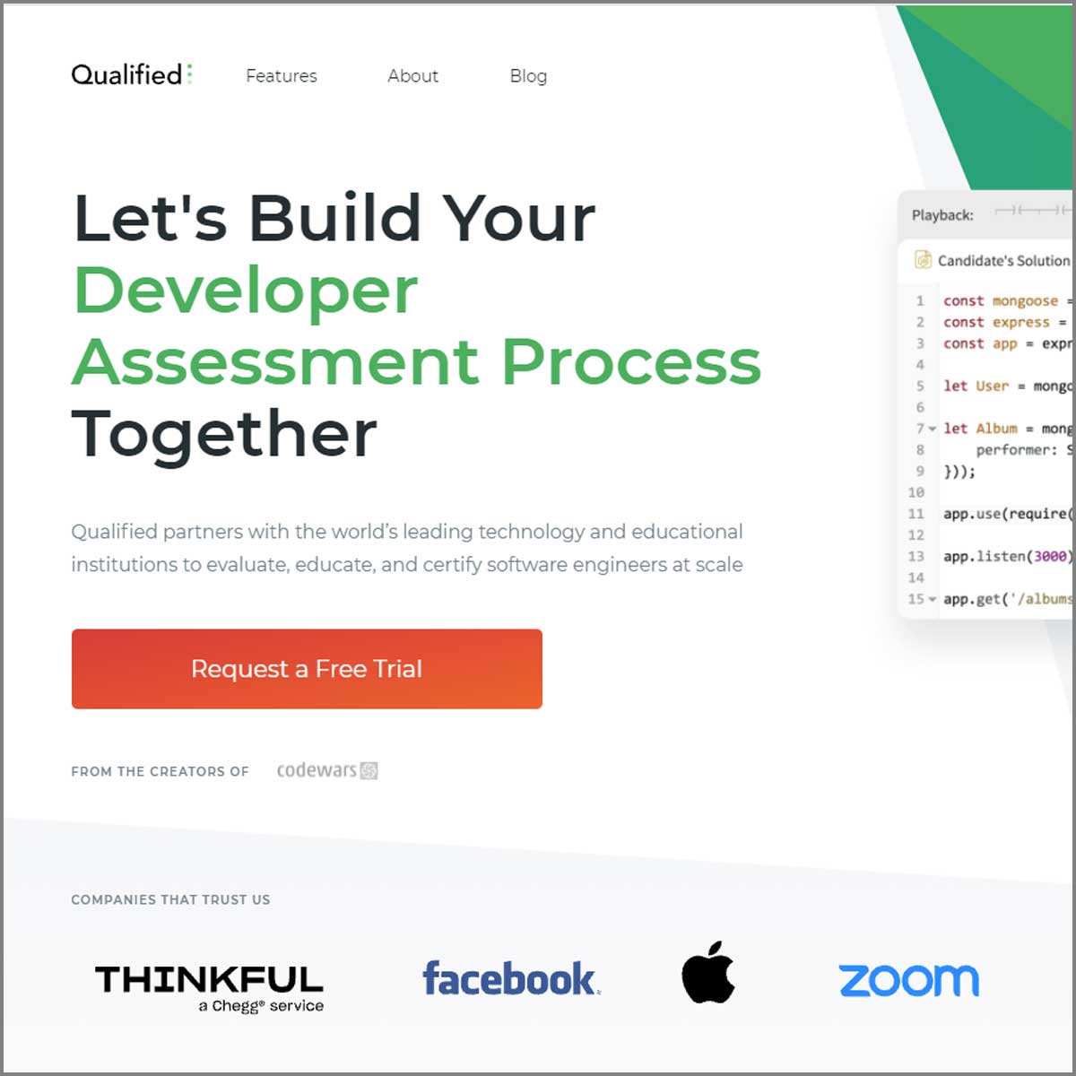 qualified landing page
